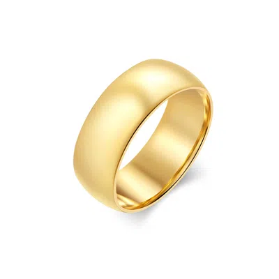 Evesaddiction Classic Wedding Band - 8 / Gold / 8mm