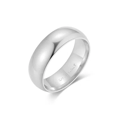 Evesaddiction Classic Wedding Band - 8 / Silver / 6mm