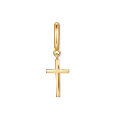 Evesaddiction Cross Charm In Gold