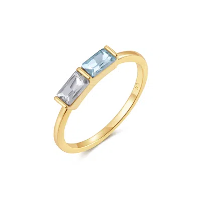 Evesaddiction Custom Baguette Birthstone Ring - 6 / 2