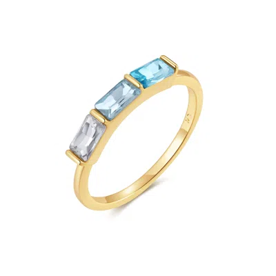 Evesaddiction Custom Baguette Birthstone Ring - 6 / 3