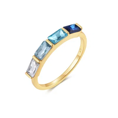 Evesaddiction Custom Baguette Birthstone Ring - 6 / 4