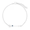 Evesaddiction Custom Birthstone Arrow Bracelet - Silver / 1 In Silver