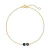 Evesaddiction Custom Birthstone Bezel Set Bracelet - Gold / 2 In Gold