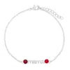 Evesaddiction Custom Birthstone Mama Bracelet - 2 / Silver In Metallic