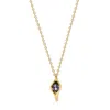 Evesaddiction Custom Birthstone Pea In A Pod Necklace - Gold / 1 In Gold