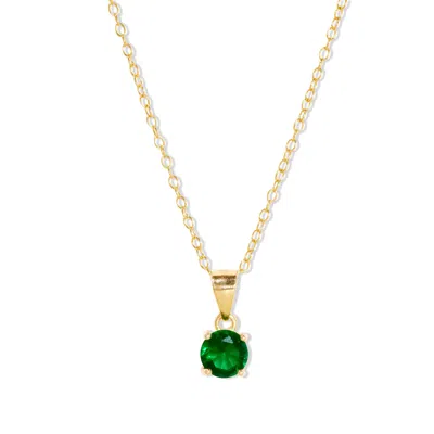 Evesaddiction Custom Birthstone Pendant - Gold / 1