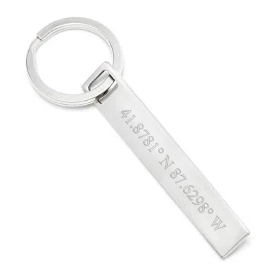 Evesaddiction Custom Coordinate Tag Keychain