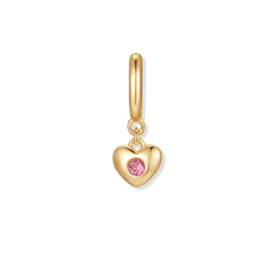 Evesaddiction Custom Heart Birthstone Charm