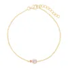 Evesaddiction Custom Mother And Children Birthstone Bracelet - Gold / 2 In Gold