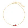 Evesaddiction Custom Mother And Children Birthstone Bracelet - Gold / 3 In Gold