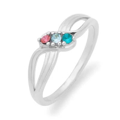 Evesaddiction Custom Symmetrical Arch Ring In Metallic