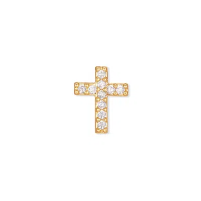 Evesaddiction Cz Cross Floating Locket Charm