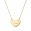 Evesaddiction Engravable Heart Necklace