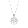 Evesaddiction Family Tree Pendant - Silver In Silver
