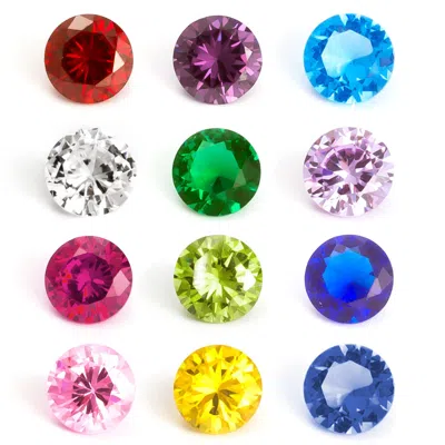 Evesaddiction Floating Locket Birthstone Charms In Multi