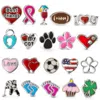 Evesaddiction Floating Locket Color Enamel Charms In Multi