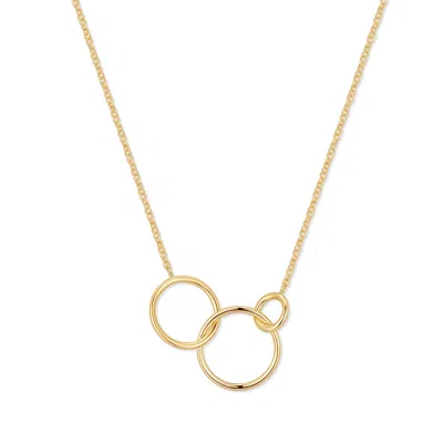 Evesaddiction Generations Eternity Interlocking Circle Necklace - Gold / 3