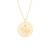 Evesaddiction Gold April Flower Pendant - Daisy In Gold