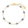 Evesaddiction Gold Beaded Birthstone Bracelet - Gold / December In Gold