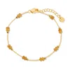 Evesaddiction Gold Beaded Birthstone Bracelet - Gold / November In Gold