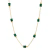 Evesaddiction Gold Beaded Birthstone Necklace - Gold / May In Gold