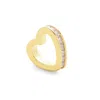 Evesaddiction Gold June Eternity Heart Charm In Gold