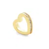Evesaddiction Gold March Eternity Heart Charm In Gold