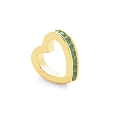 Evesaddiction Gold May Eternity Heart Charm