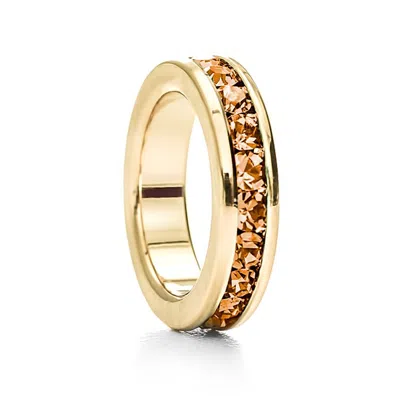Evesaddiction Gold November Eternity Birthstone Charm