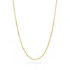 Evesaddiction Gold Rope Chain In Stainless Steel In Gold