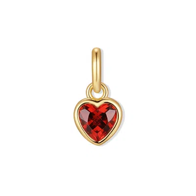 Evesaddiction Heart Bezel Birthstone Charm