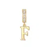 Evesaddiction Initial Dangle Charm - Gold / F In Gold