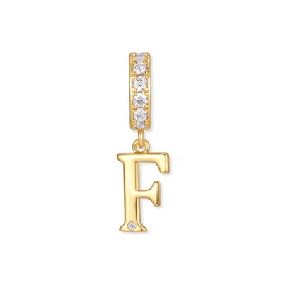 Evesaddiction Initial Dangle Charm - Gold / F