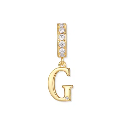 Evesaddiction Initial Dangle Charm - Gold / G