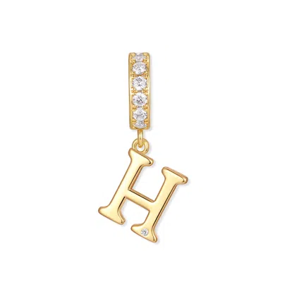 Evesaddiction Initial Dangle Charm - Gold / H