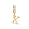 Evesaddiction Initial Dangle Charm - Gold / K In Gold