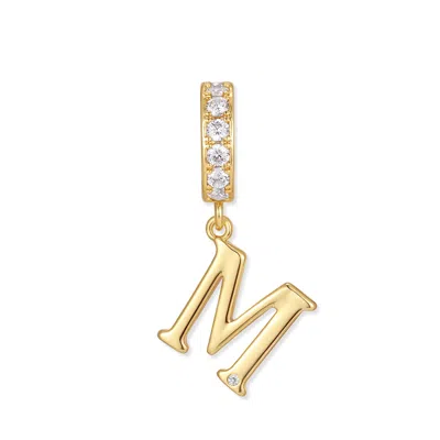 Evesaddiction Initial Dangle Charm - Gold / M