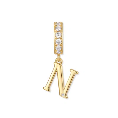 Evesaddiction Initial Dangle Charm - Gold / N
