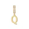 Evesaddiction Initial Dangle Charm - Gold / Q