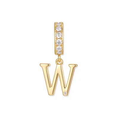 Evesaddiction Initial Dangle Charm - Gold / W