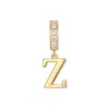 Evesaddiction Initial Dangle Charm - Gold / Z In Gold