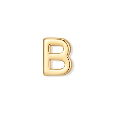 Evesaddiction Initial Floating Locket Charm - Gold / B