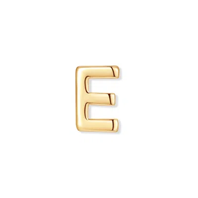 Evesaddiction Initial Floating Locket Charm - Gold / E