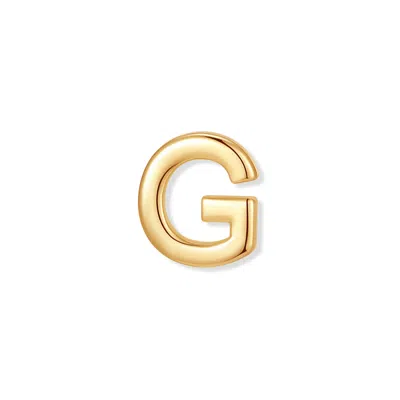 Evesaddiction Initial Floating Locket Charm - Gold / G