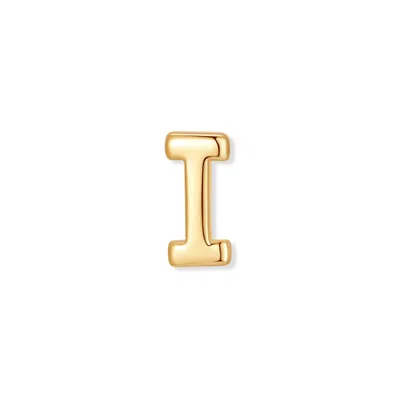 Evesaddiction Initial Floating Locket Charm - Gold / I