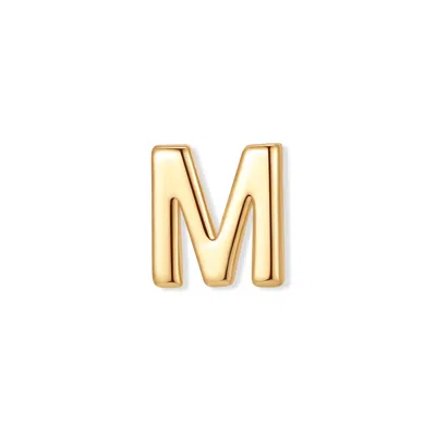 Evesaddiction Initial Floating Locket Charm - Gold / M