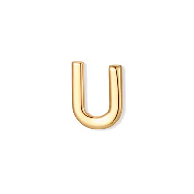 Evesaddiction Initial Floating Locket Charm - Gold / U