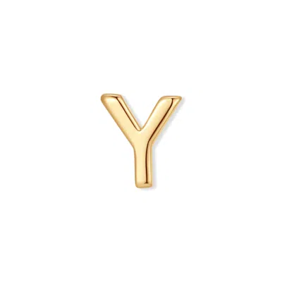 Evesaddiction Initial Floating Locket Charm - Gold / Y