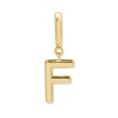 Evesaddiction Initial Hinge Charm - Gold / F